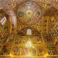 بررسی مضامین تصویری دیوارنگاره های کلیسای وانک – دانلود پایان نامه هنر